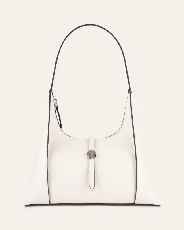 SHILO SHOULDER BAG OFF WHITE LEATHER sold by Jo Mercer