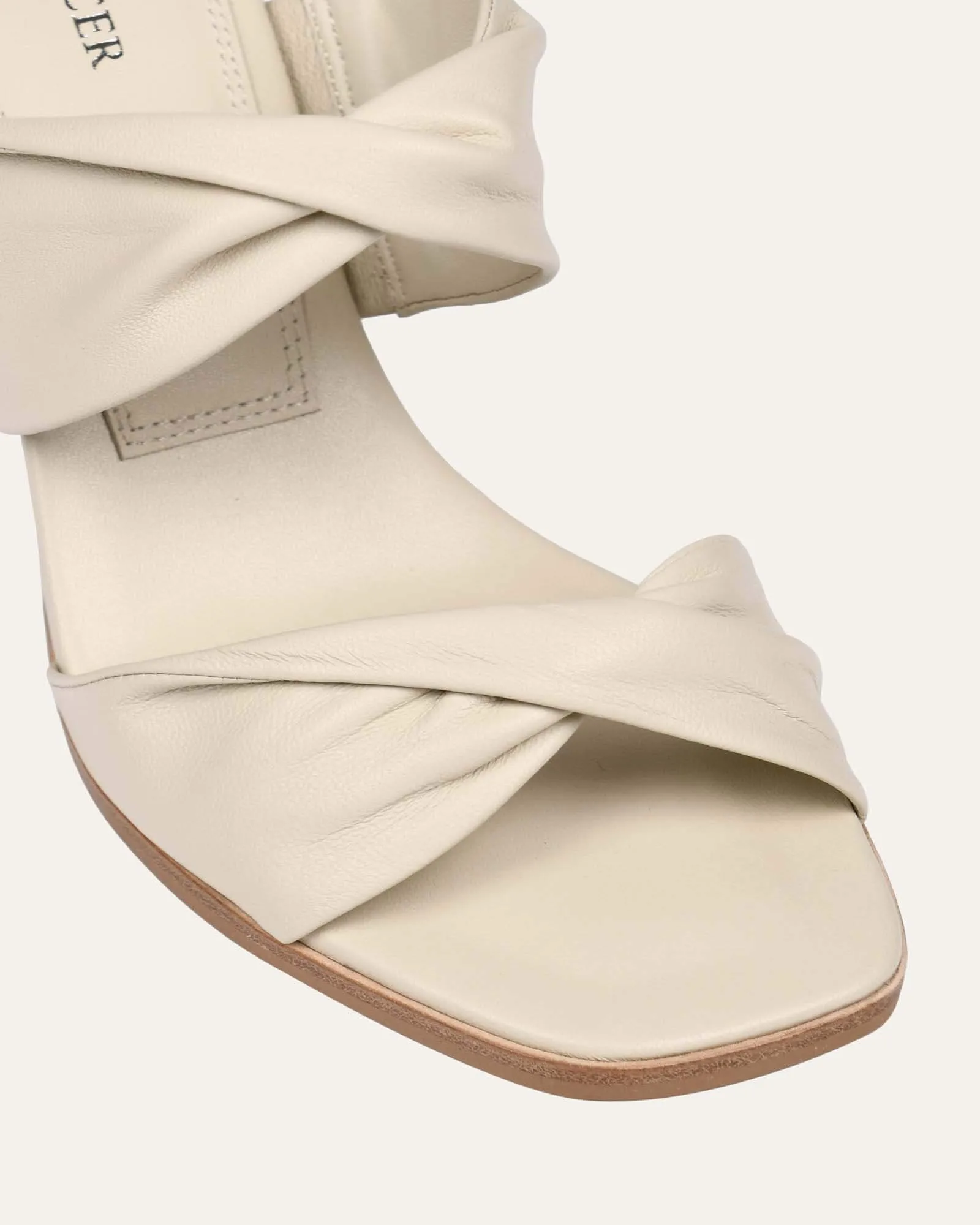 CAYLIE HIGH HEEL SANDALS BONE LEATHER sold by Jo Mercer product image thumbnail 4