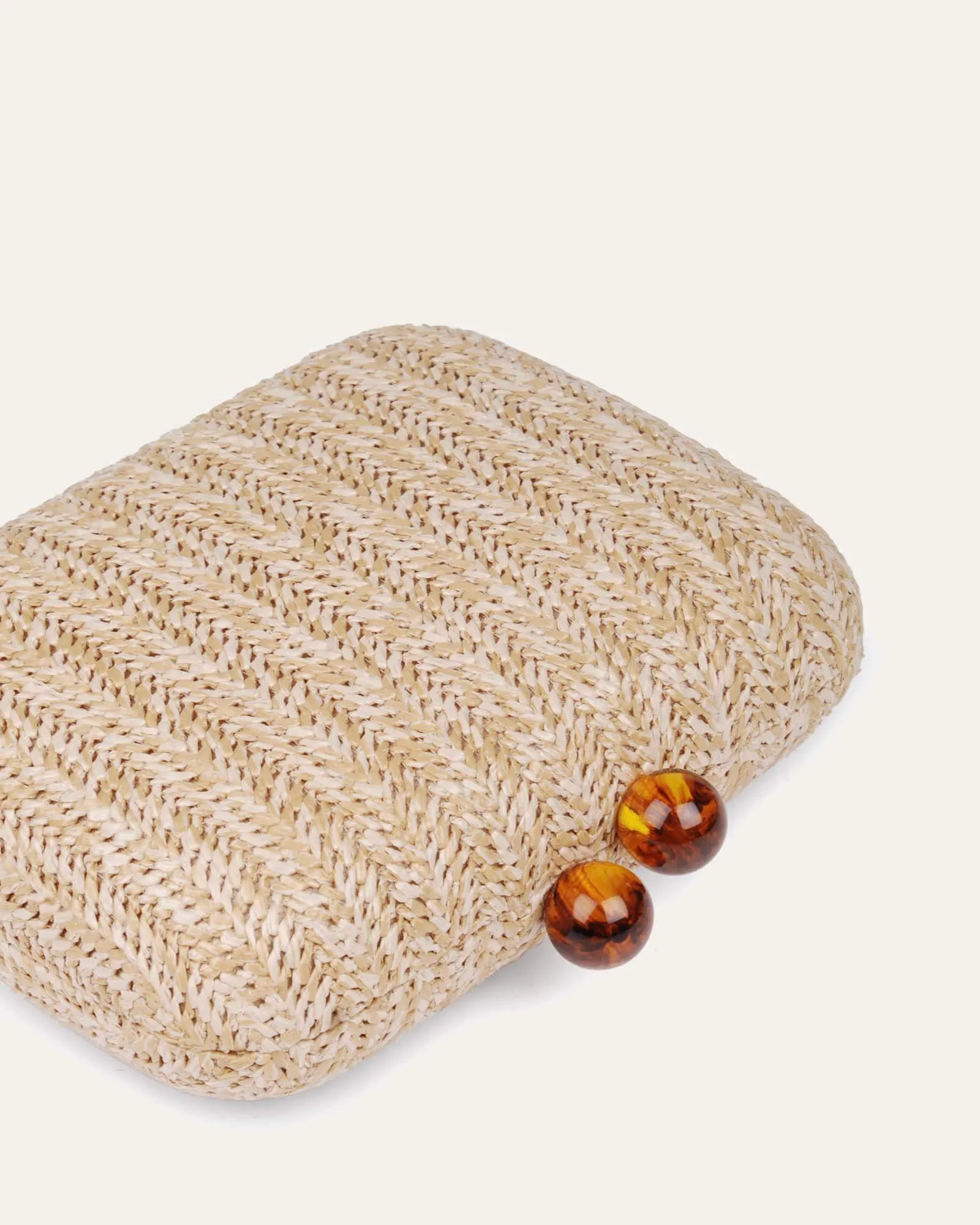 ZOELLA CLUTCH NATURAL RAFFIA sold by Jo Mercer product image thumbnail 5