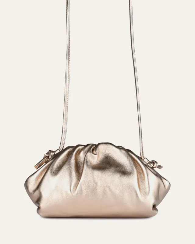 BAMBIE CROSS BODY BAG GOLD LEATHER sold by Jo Mercer
