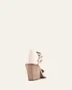 FLORA MID HEEL SHOES OFF WHITE LEATHER sold by Jo Mercer