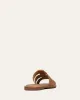 SARITA FLAT SLIDES TAN LEATHER sold by Jo Mercer