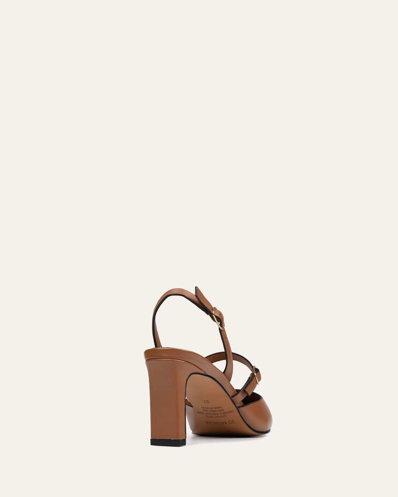 KARINA MID HEELS TAN LEATHER sold by Jo Mercer product image thumbnail 5