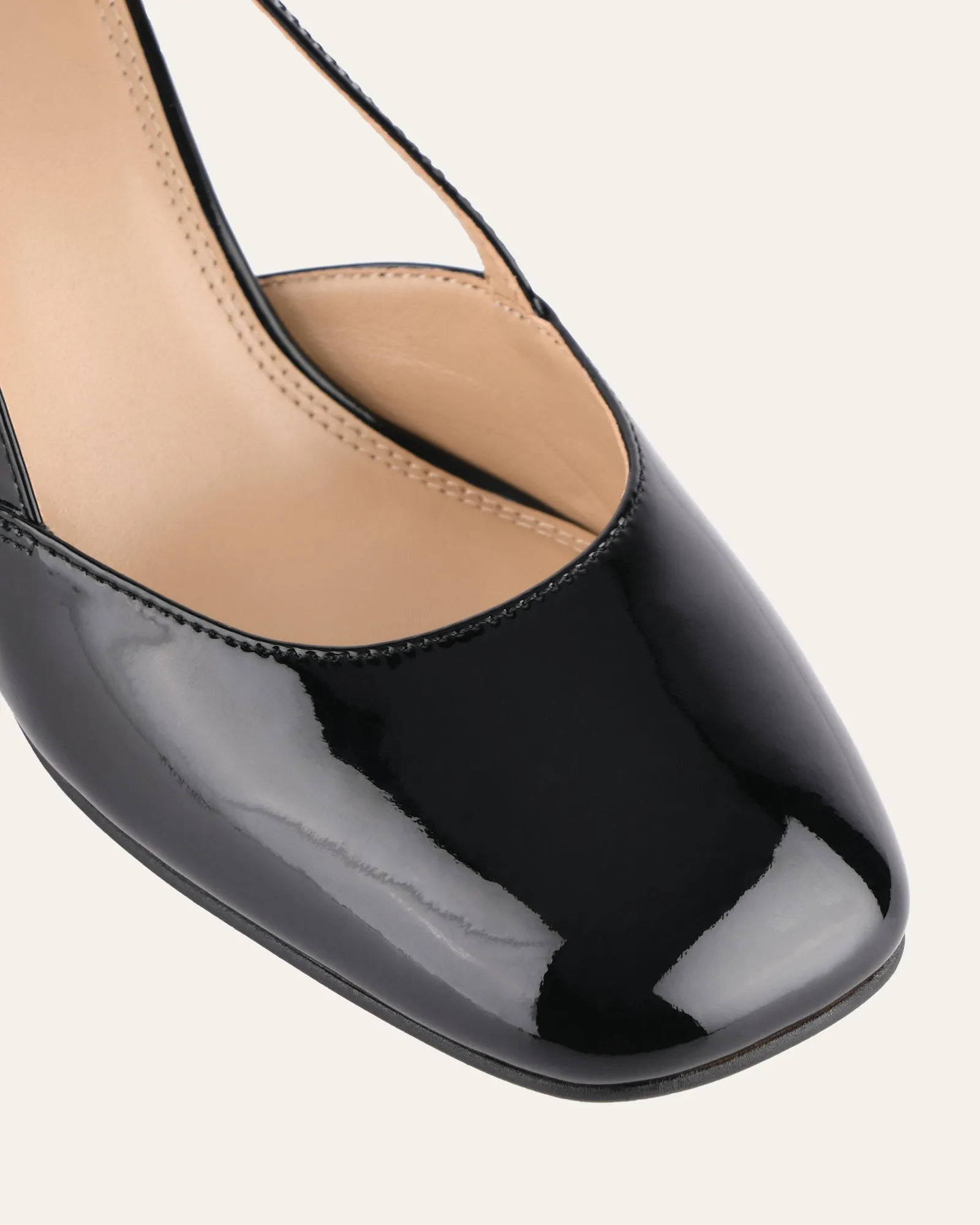 GLORIA HIGH HEELS BLACK PATENT sold by Jo Mercer product image thumbnail 3