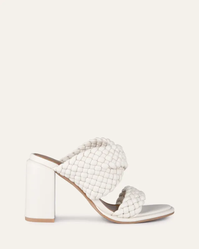 PALERMO HIGH HEEL SANDALS OFF WHITE sold by Jo Mercer
