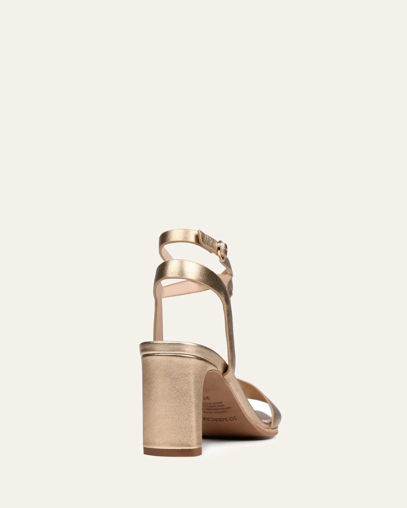 NATSU MID HEEL SANDALS SOFT GOLD LEATHER sold by Jo Mercer product image thumbnail 5