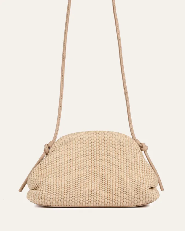 MALLORY CROSS BODY BAG NATURAL WOVEN sold by Jo Mercer