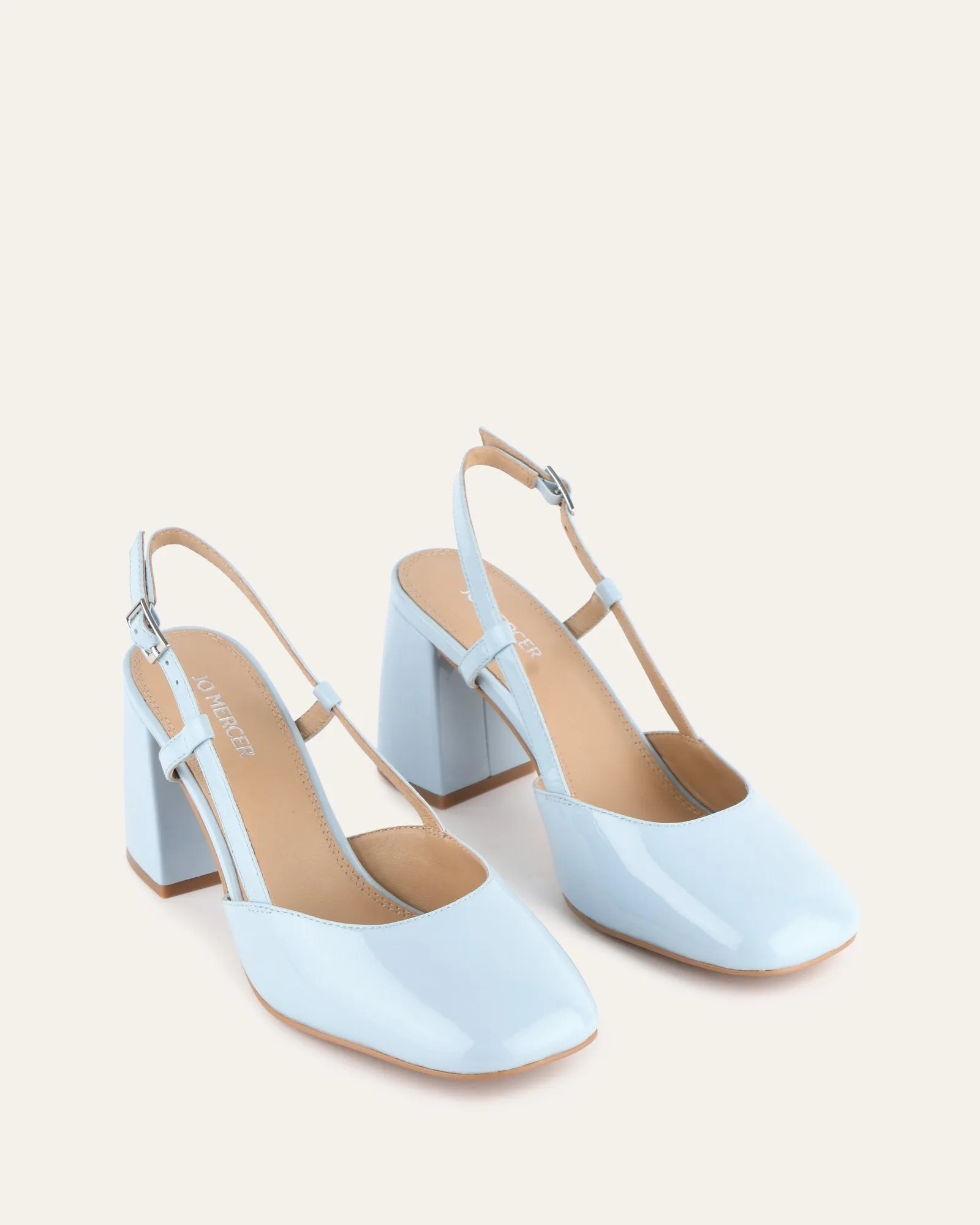 GLORIA HIGH HEELS SKY BLUE PATENT sold by Jo Mercer product image thumbnail 3