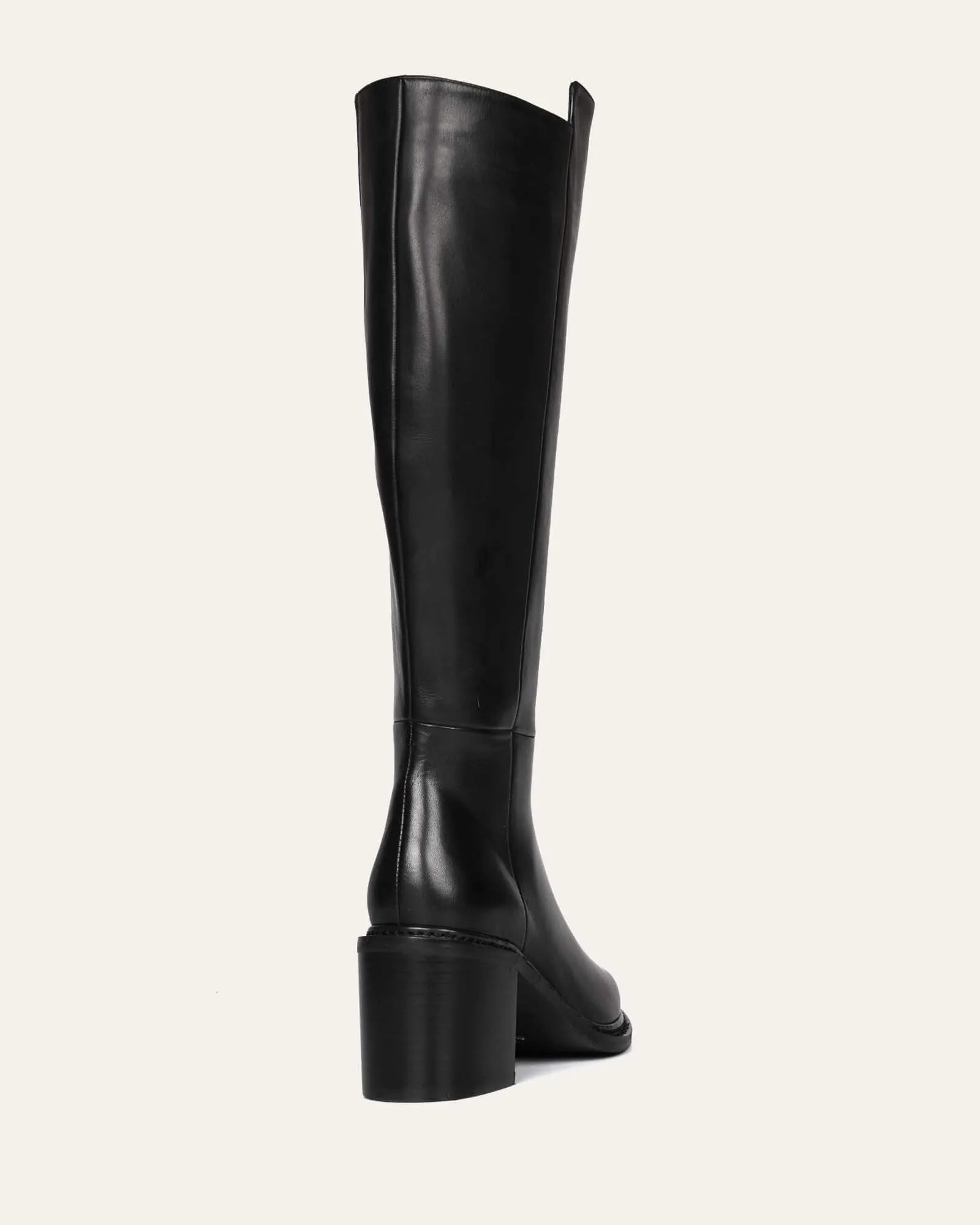 ANISSA KNEE BOOTS BLACK LEATHER sold by Jo Mercer product image thumbnail 4