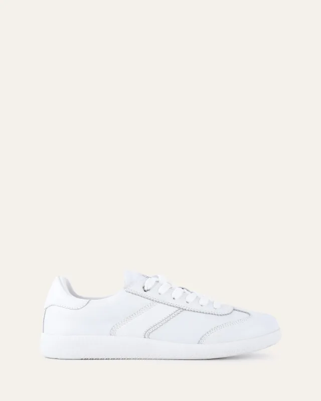 LOLA SNEAKER WHITE LEATHER sold by Jo Mercer