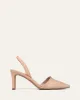 KYRA MID HEELS BEIGE RAFFIA sold by Jo Mercer