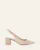 CARA LOW HEELS MUSHROOM SUEDE sold by Jo Mercer