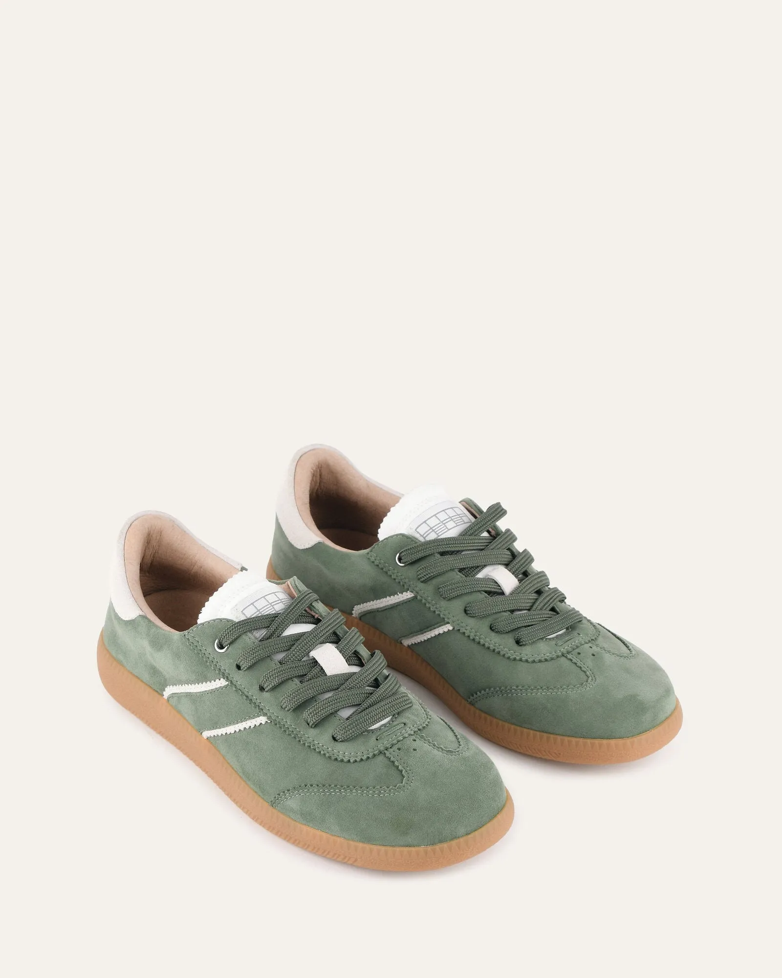 LOLA SNEAKERS PISTACHIO GREEN SUEDE sold by Jo Mercer product image thumbnail 3