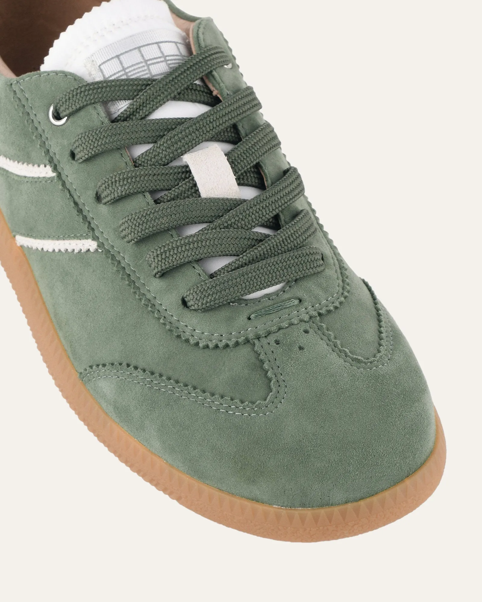 LOLA SNEAKERS PISTACHIO GREEN SUEDE sold by Jo Mercer product image thumbnail 4