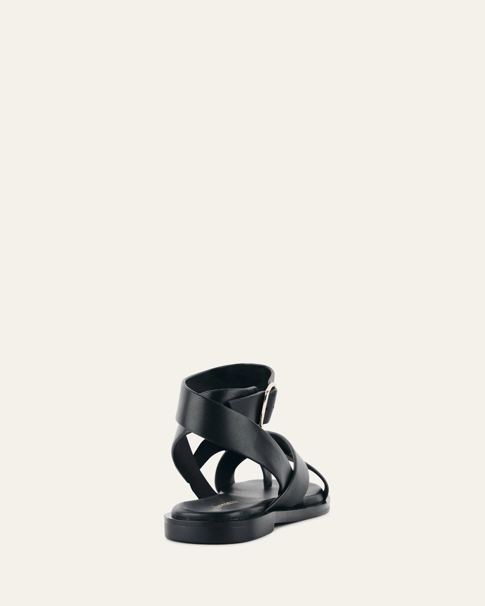 SHONA FLAT SANDALS BLACK LEATHER sold by Jo Mercer product image thumbnail 4
