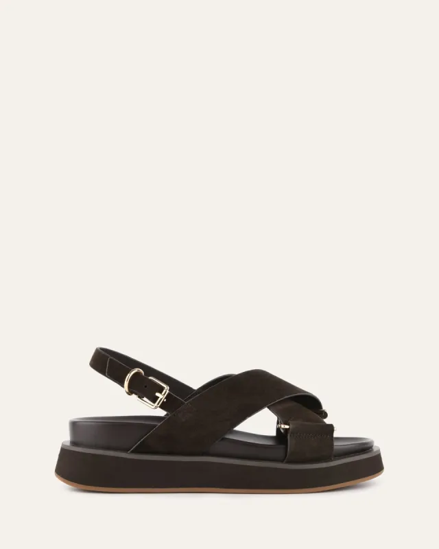 MARLEY FLAT SANDALS NATURAL RAFFIA | Parallel