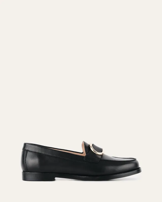 TAMARA LOAFERS BLACK LEATHER sold by Jo Mercer