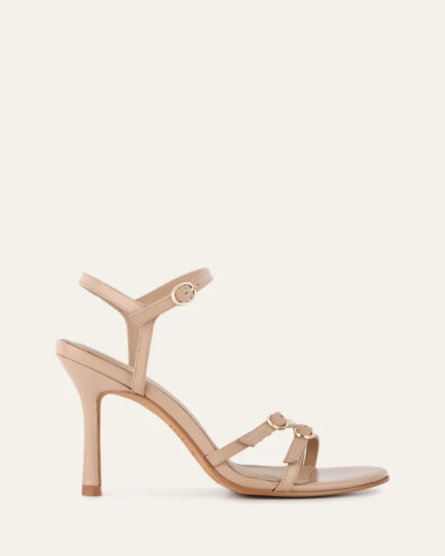 ROMY HIGH HEELS BLUSH LEATHER sold by Jo Mercer