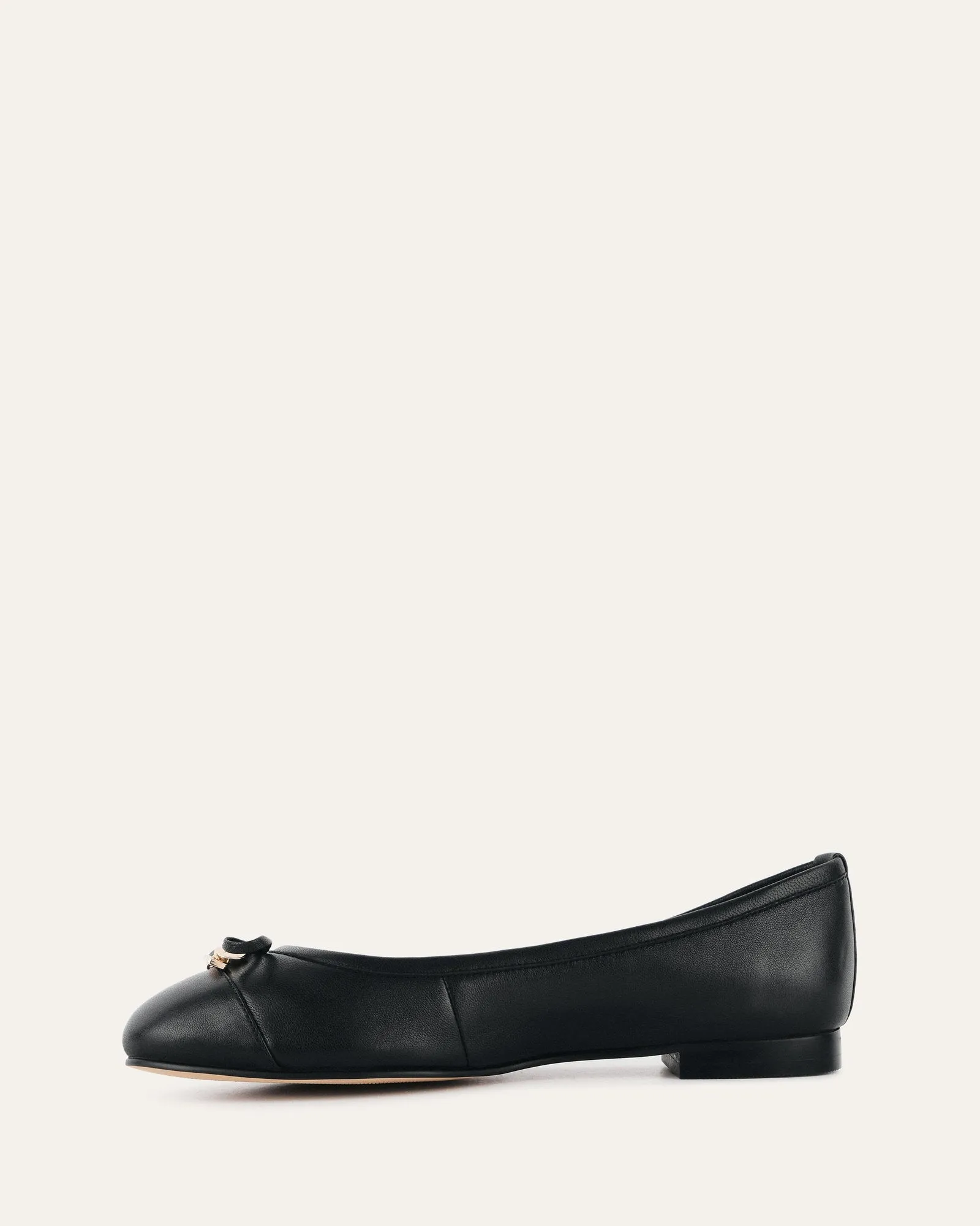 HERMIONE DRESS FLATS BLACK LEATHER sold by Jo Mercer product image thumbnail 5