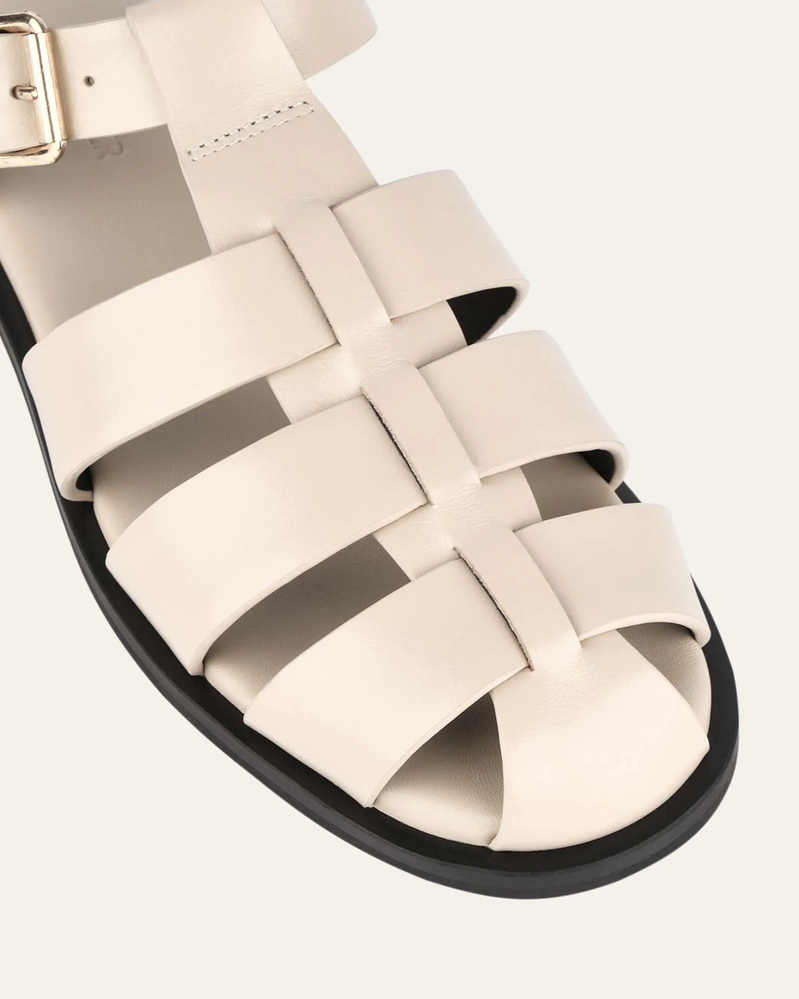 FINN FLAT SANDALS SAND LEATHER sold by Jo Mercer product image thumbnail 4