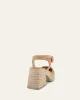 DINA HIGH HEEL ESPADRILLES LIGHT TAUPE SUEDE sold by Jo Mercer