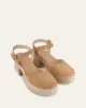 DINA HIGH HEEL ESPADRILLES LIGHT TAUPE SUEDE sold by Jo Mercer