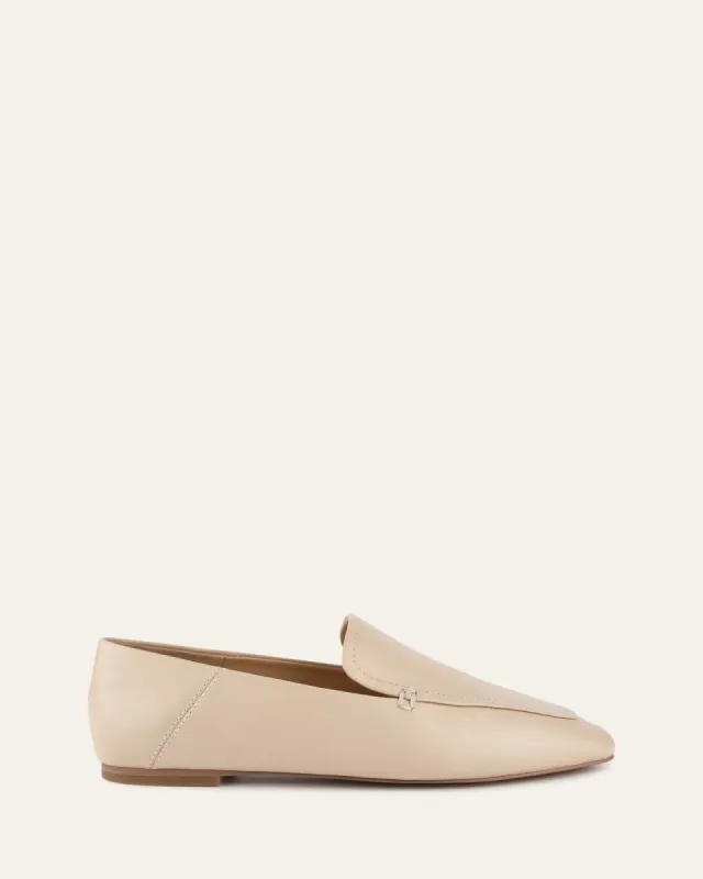 BEAN LOAFERS SAND LEATHER sold by Jo Mercer
