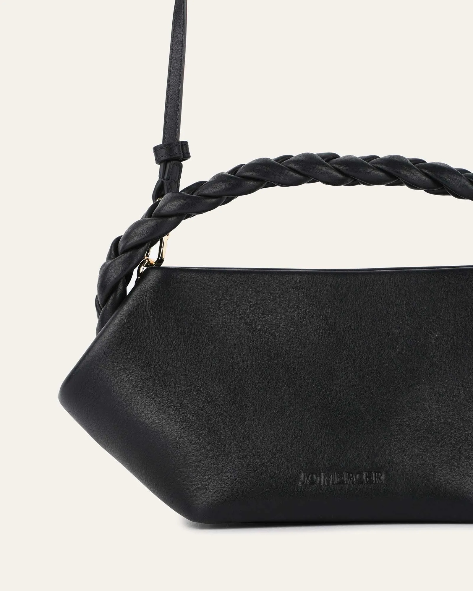 TILLY CROSS BODY BLACK LEATHER sold by Jo Mercer product image thumbnail 3