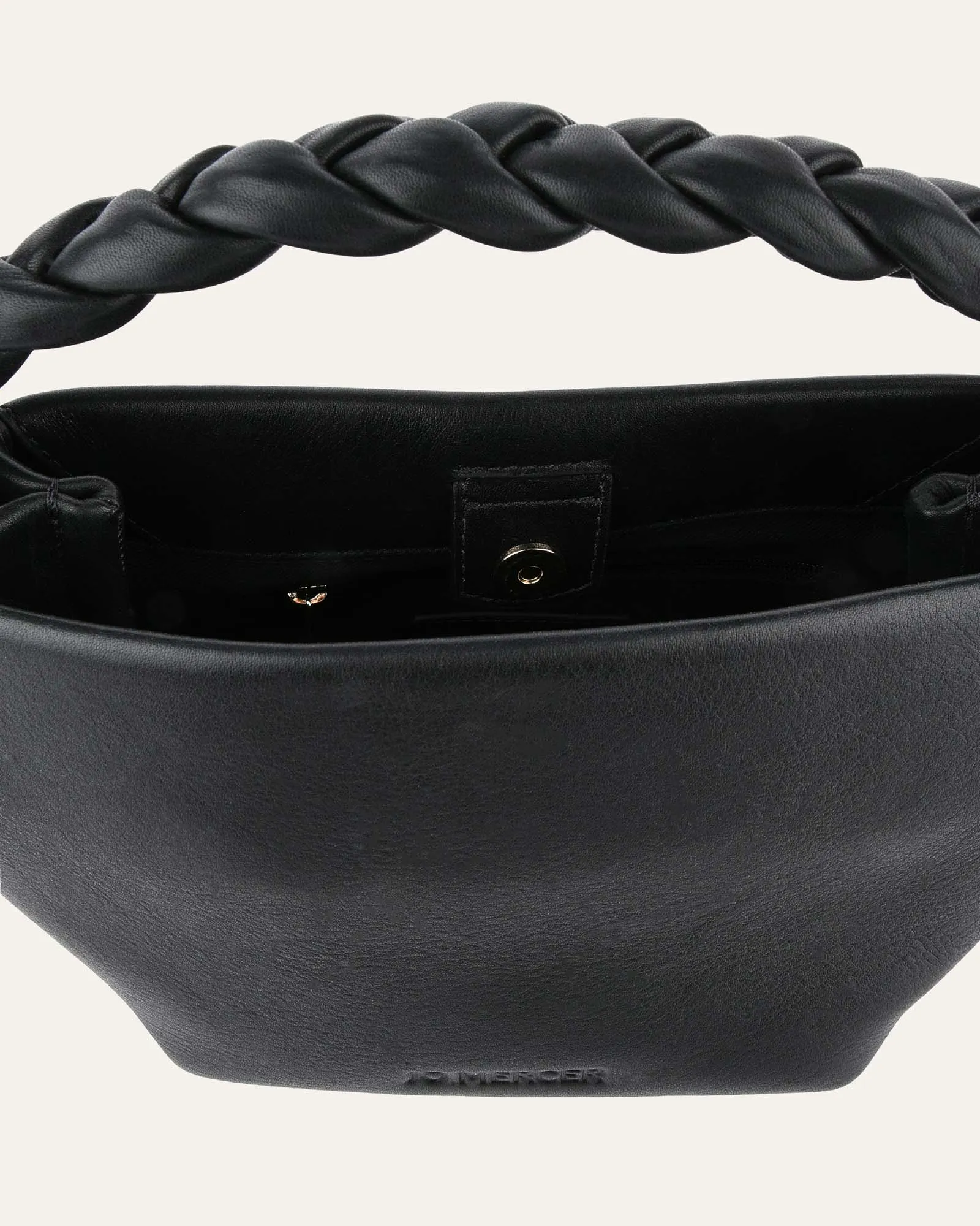 TILLY CROSS BODY BLACK LEATHER sold by Jo Mercer product image thumbnail 4