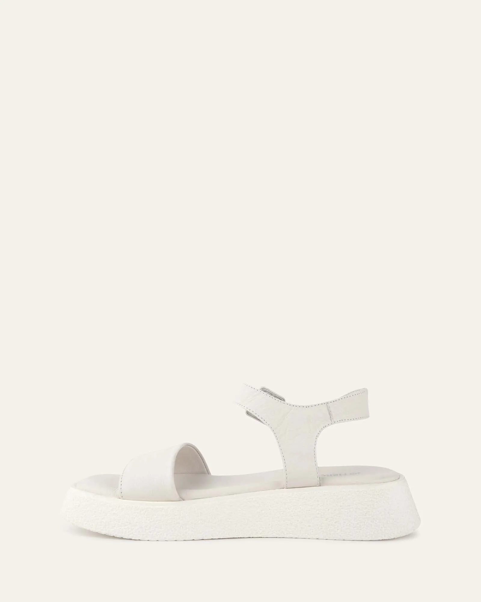ZIA FLAT SANDALS WHITE LEATHER sold by Jo Mercer product image thumbnail 5