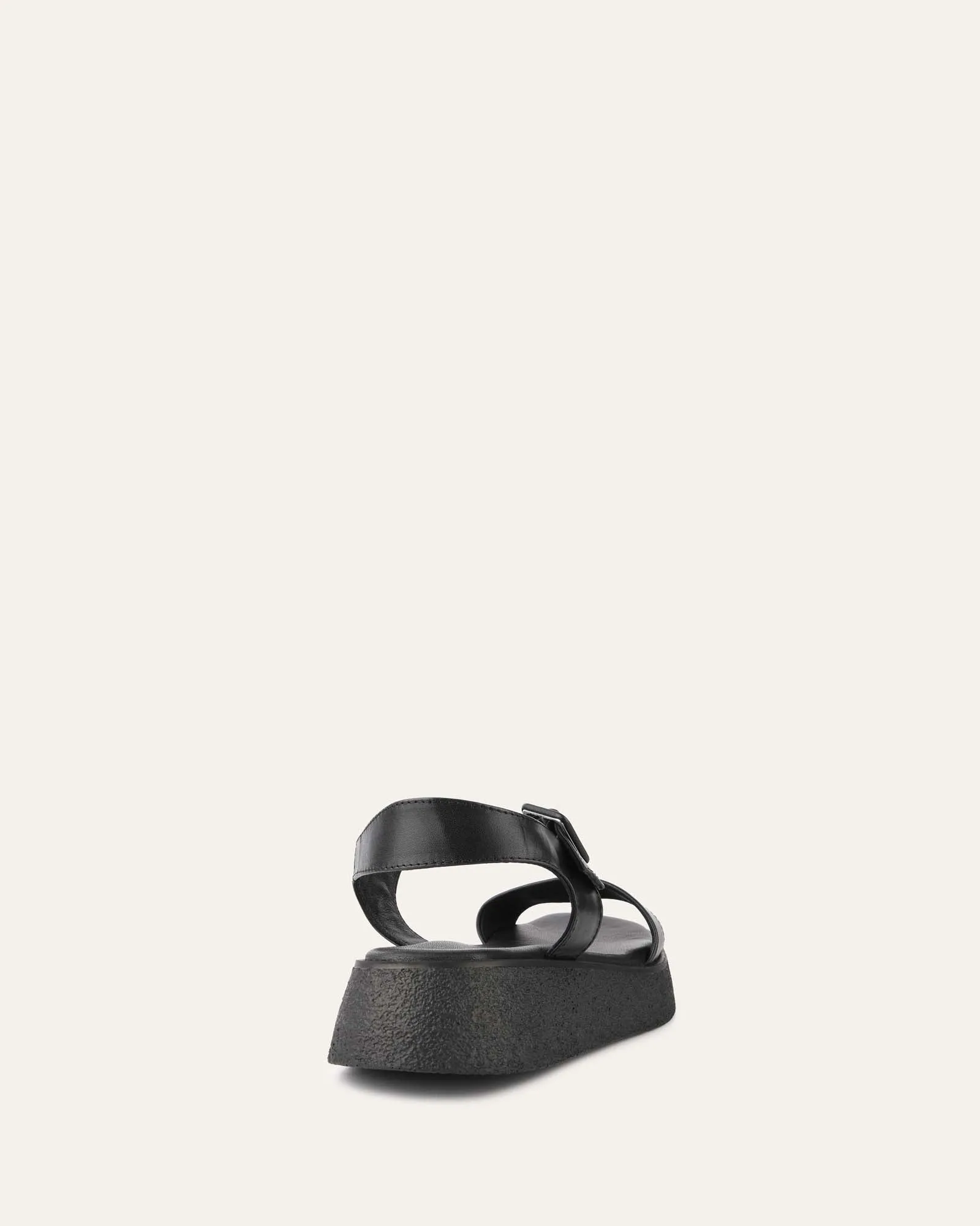 ZURI FLAT SANDALS BLACK LEATHER sold by Jo Mercer product image thumbnail 4