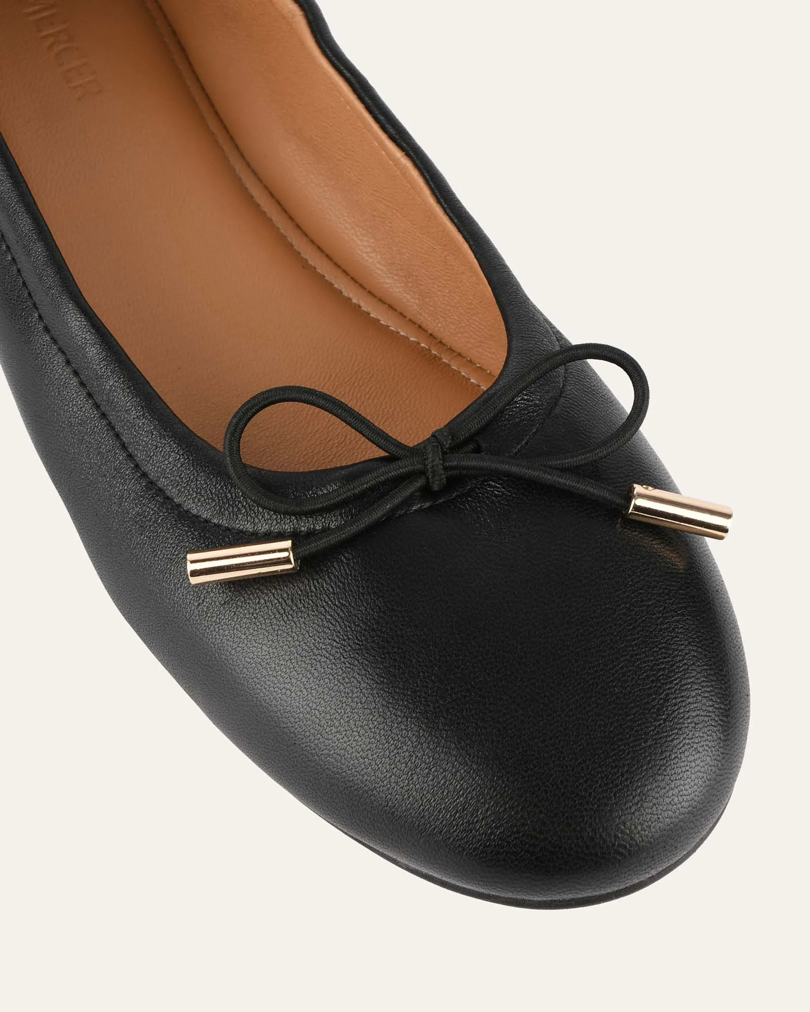 JOLIE CASUAL FLATS BLACK LEATHER sold by Jo Mercer product image thumbnail 4