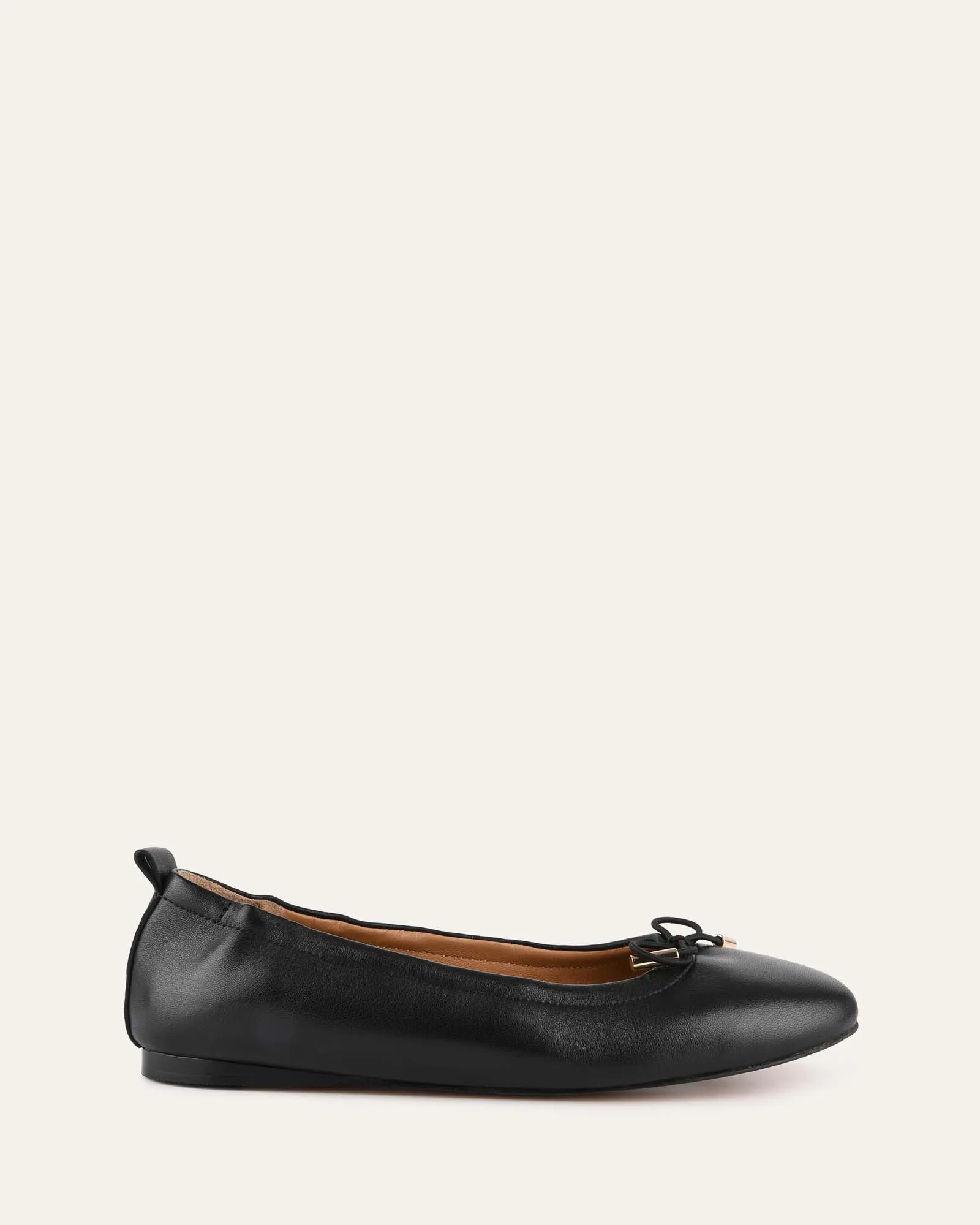JOLIE CASUAL FLATS BLACK LEATHER sold by Jo Mercer