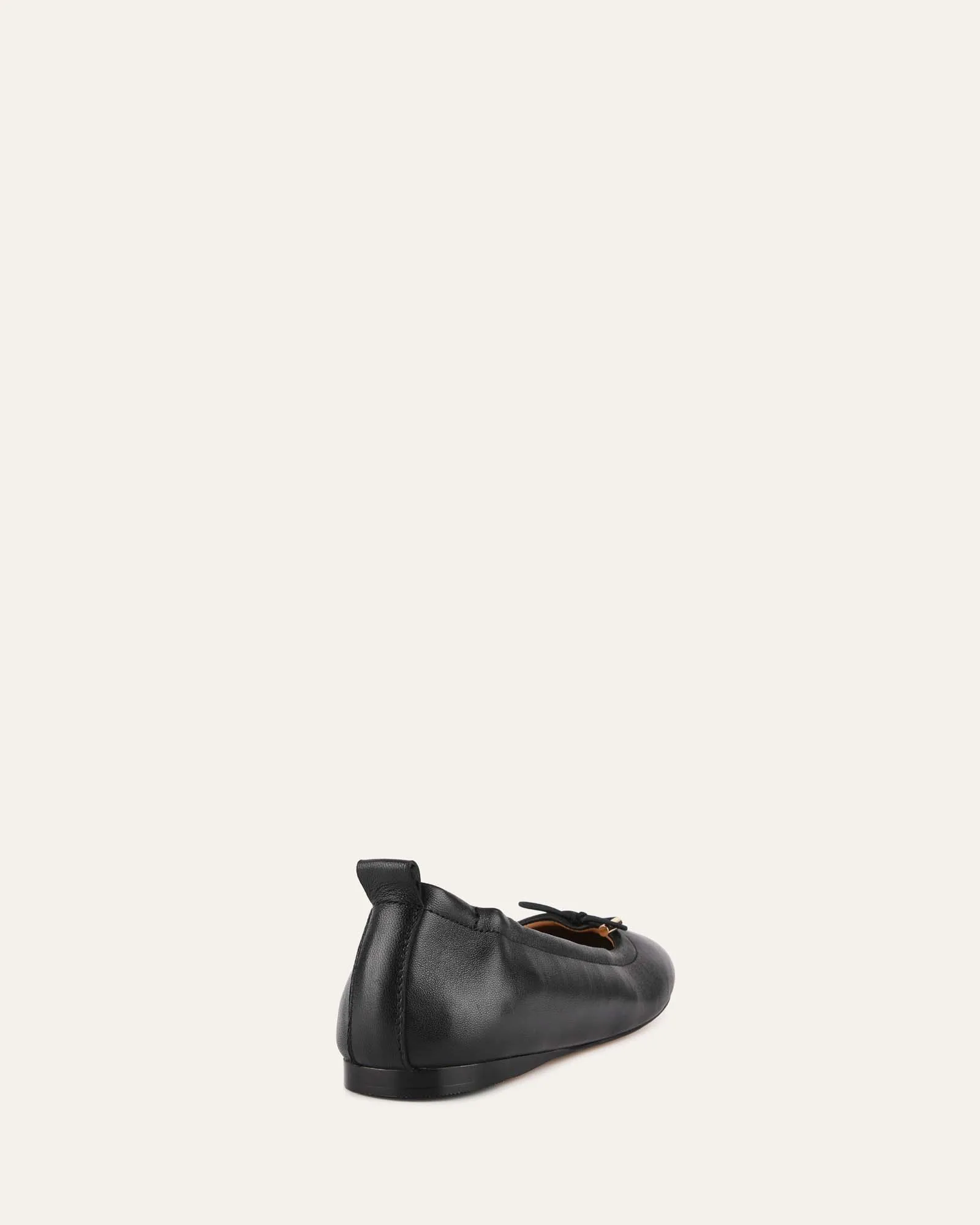JOLIE CASUAL FLATS BLACK LEATHER sold by Jo Mercer product image thumbnail 5