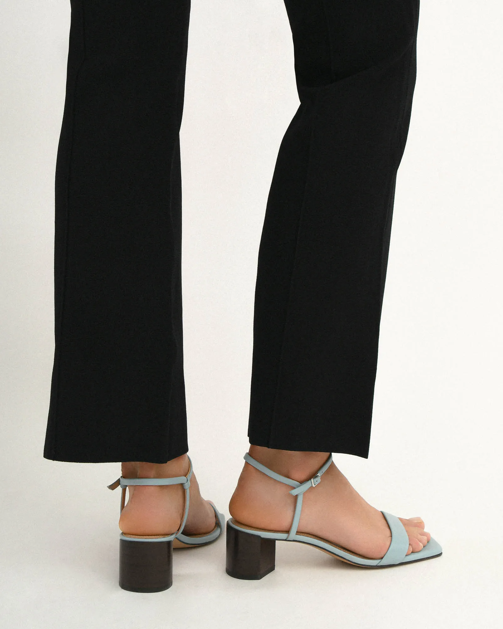 HELEN MID SANDALS DUSTY BLUE LEATHER sold by Jo Mercer product image thumbnail 3