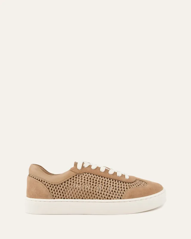 BRITT SNEAKERS CAMEL CROCHET sold by Jo Mercer