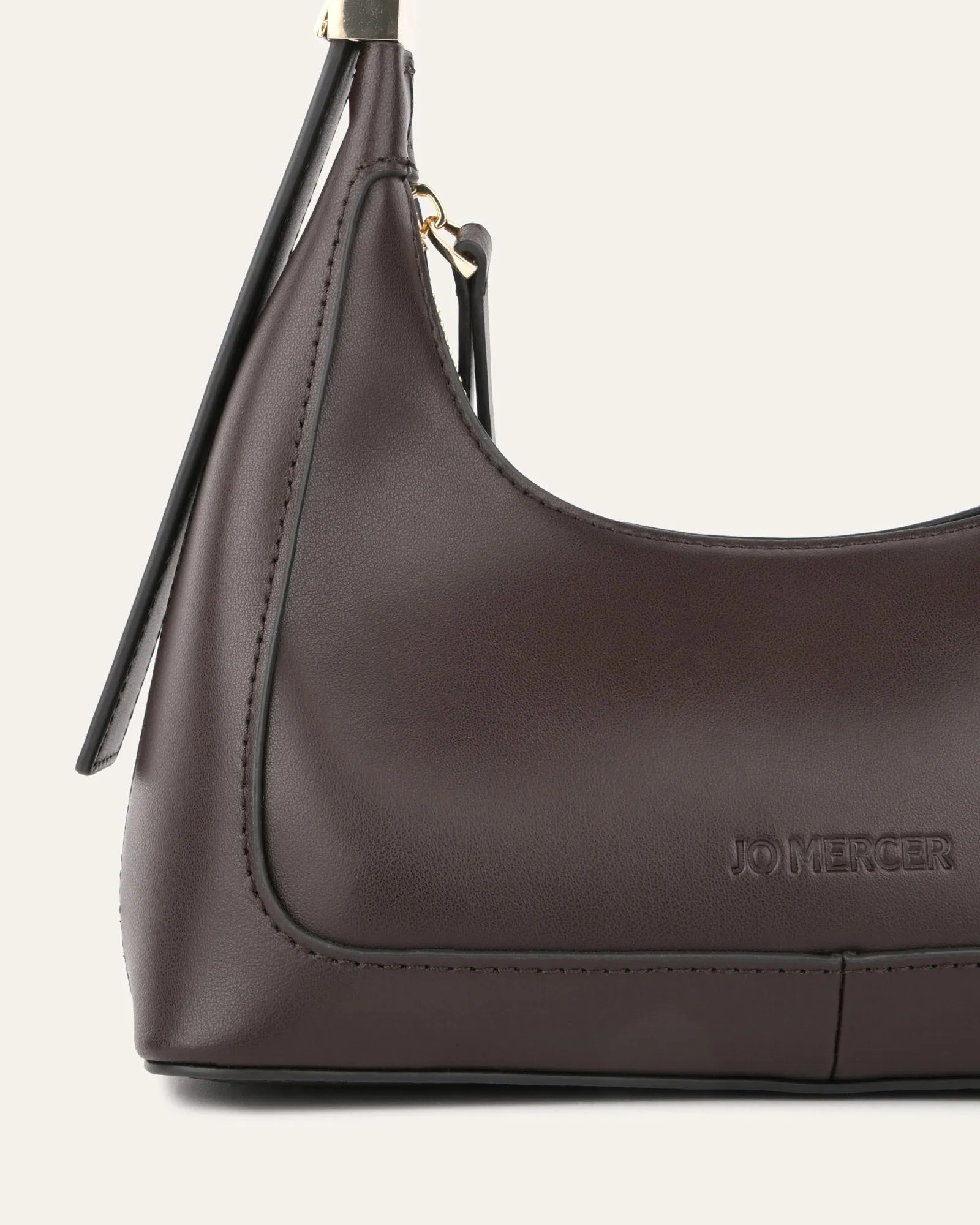 ISABEL SHOULDER BAG ESPRESSO LEATHER sold by Jo Mercer product image thumbnail 3