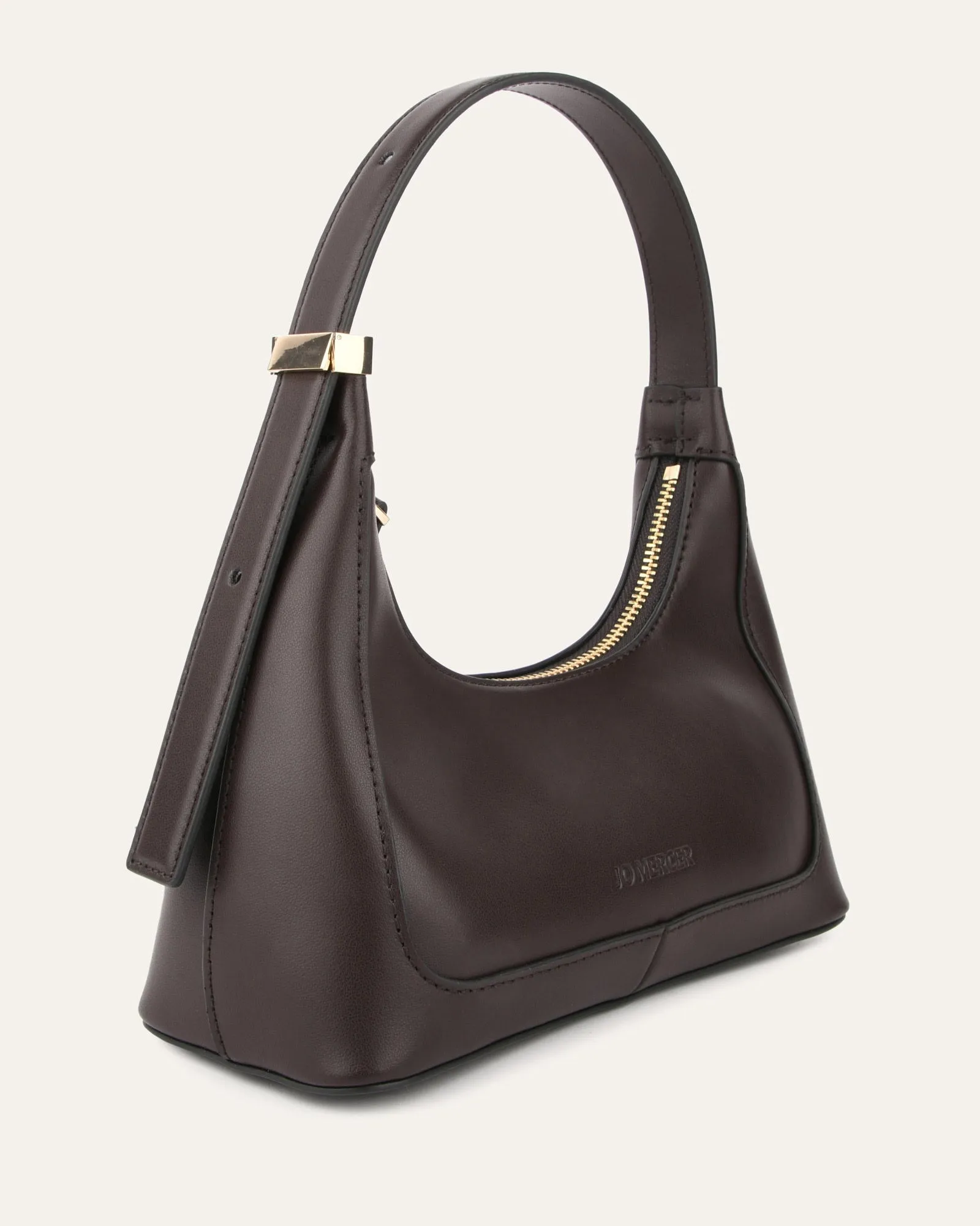 ISABEL SHOULDER BAG ESPRESSO LEATHER sold by Jo Mercer product image thumbnail 4