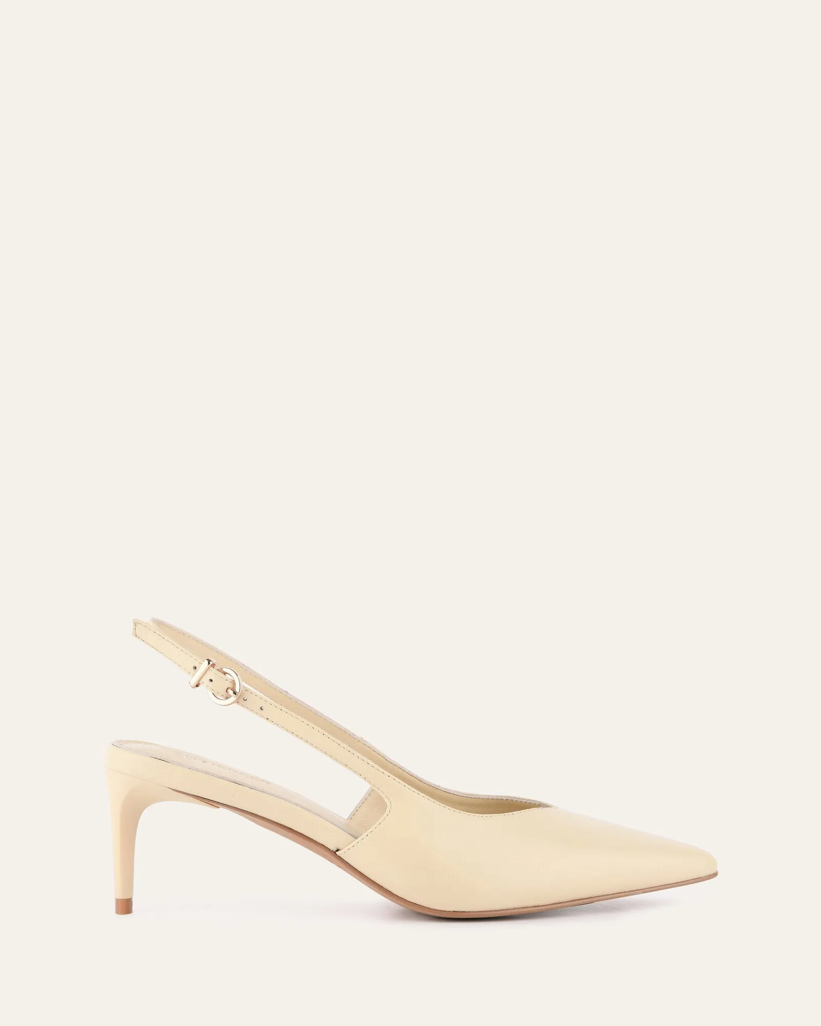 JULIAN MID HEELS BUTTER LEATHER sold by Jo Mercer