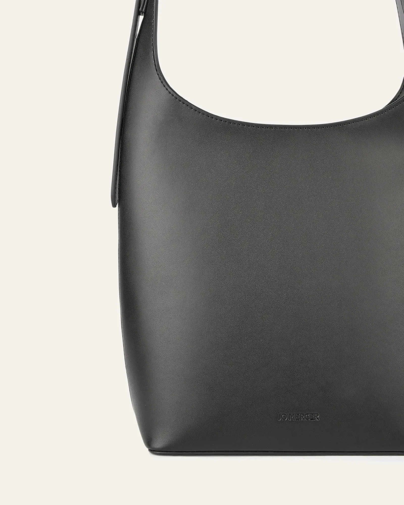 MARIA TOTE BAG BLACK LEATHER sold by Jo Mercer product image thumbnail 3