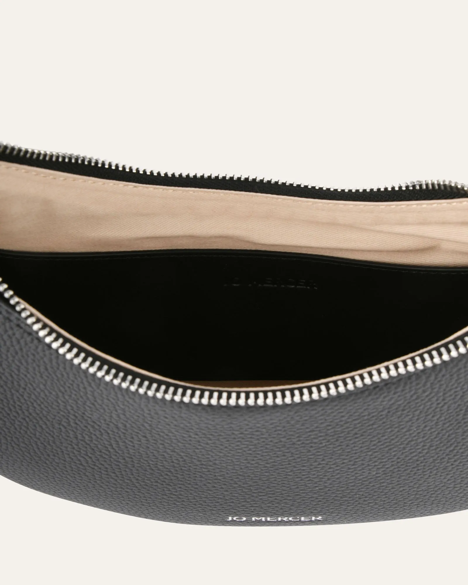 GABRIELA SHOULDER BAG BLACK LEATHER sold by Jo Mercer product image thumbnail 4