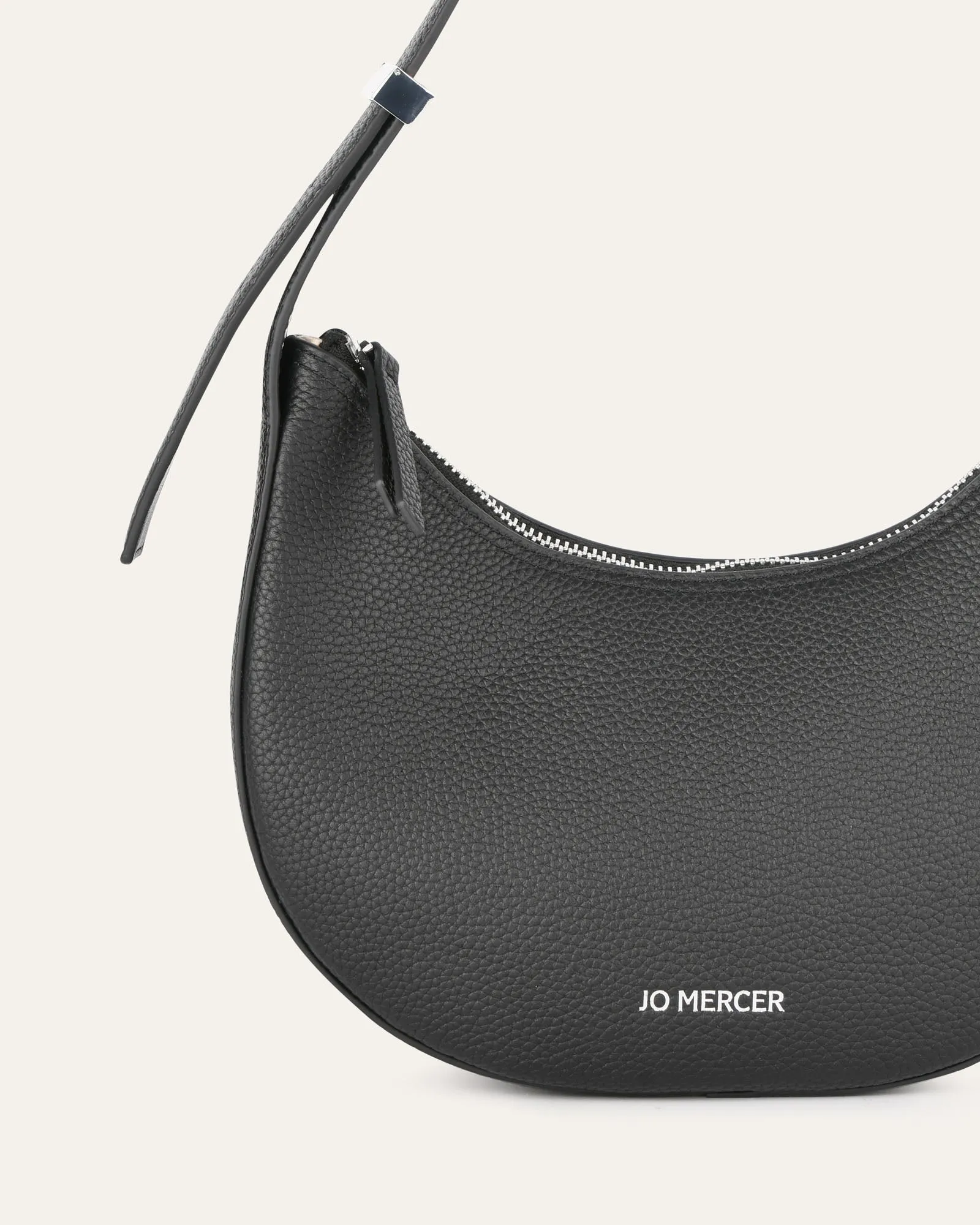 GABRIELA SHOULDER BAG BLACK LEATHER sold by Jo Mercer product image thumbnail 3