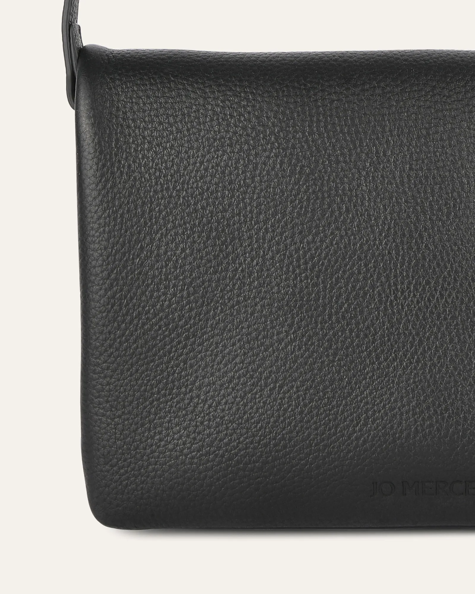 LUISA CROSSBODY BAG BLACK LEATHER sold by Jo Mercer product image thumbnail 3