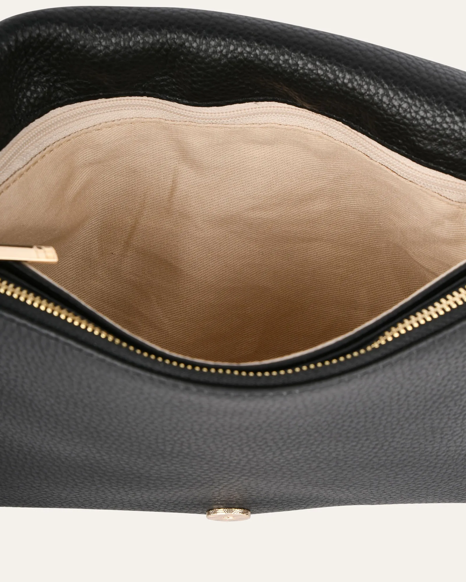 LUISA CROSSBODY BAG BLACK LEATHER sold by Jo Mercer product image thumbnail 4