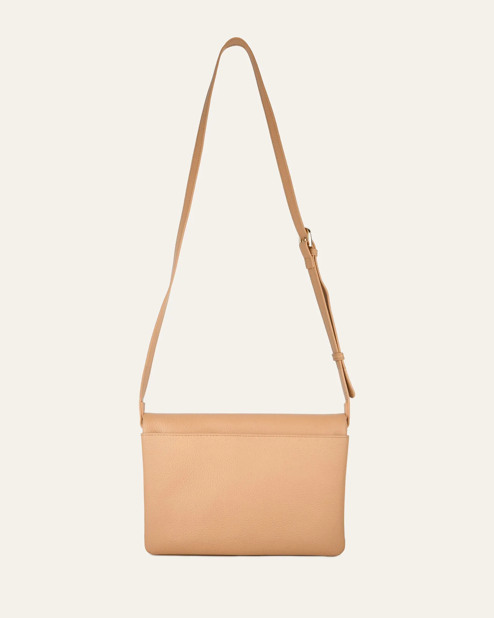 LUISA CROSSBODY BAG CASHEW LEATHER sold by Jo Mercer product image thumbnail 5