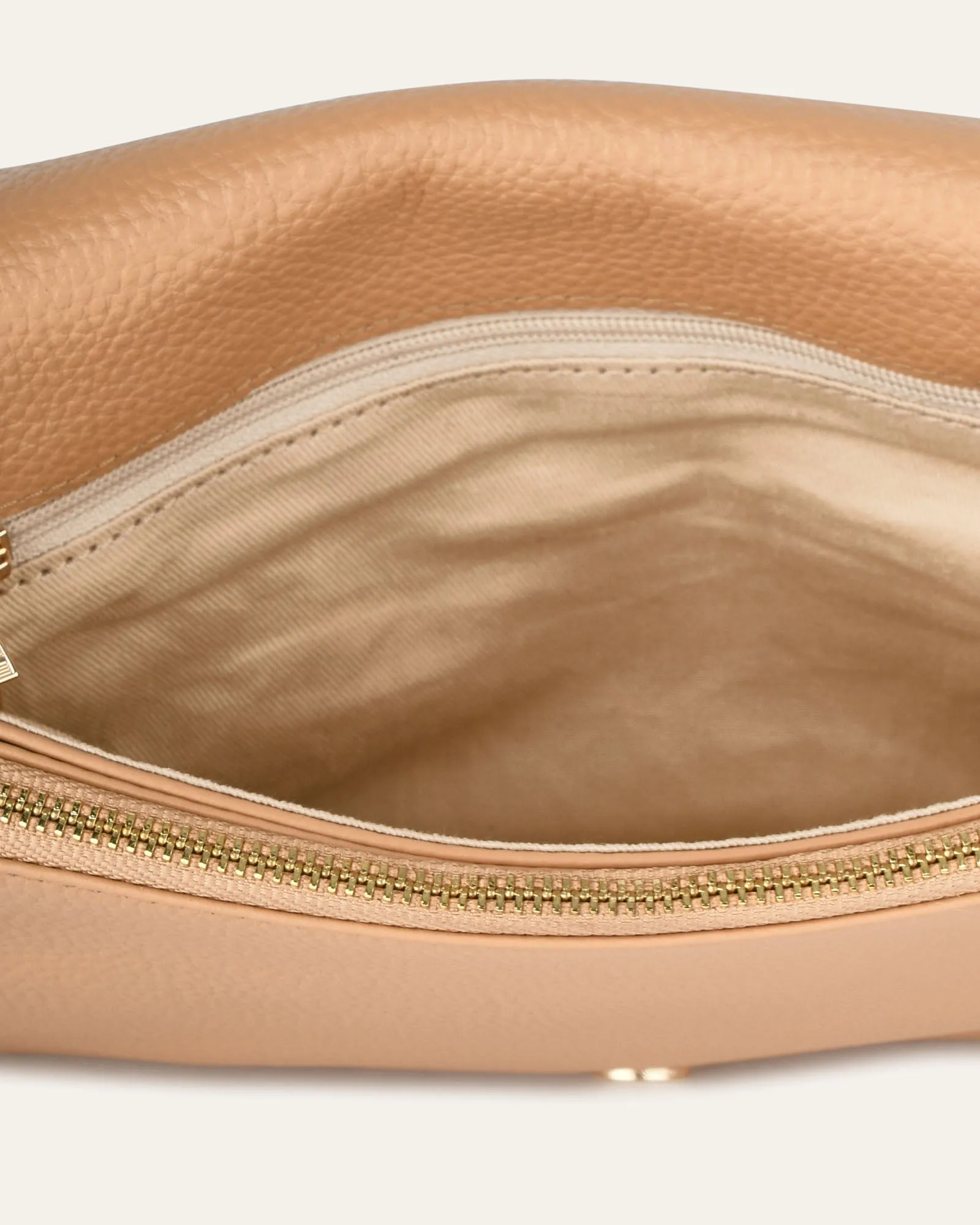 LUISA CROSSBODY BAG CASHEW LEATHER sold by Jo Mercer product image thumbnail 4