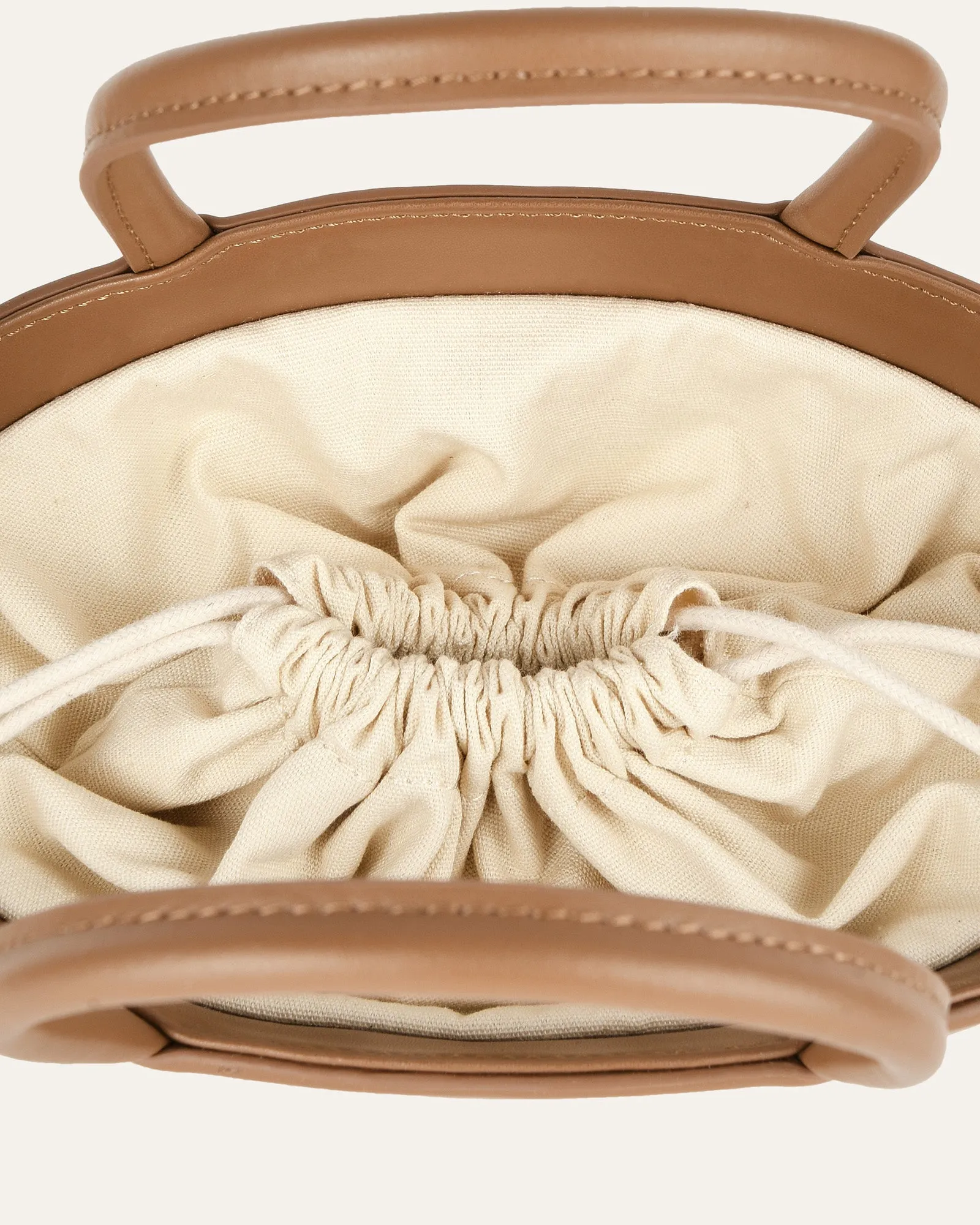 PEQUE MINI TOTE BAG CARAMEL RAFFIA sold by Jo Mercer product image thumbnail 5