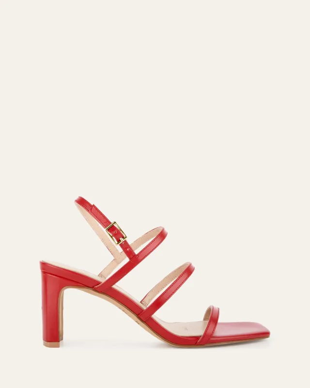 NIX MID HEEL SANDALS SALSA LEATHER sold by Jo Mercer