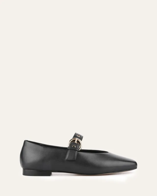 ANNABELLE CASUAL FLATS BLACK LEATHER sold by Jo Mercer