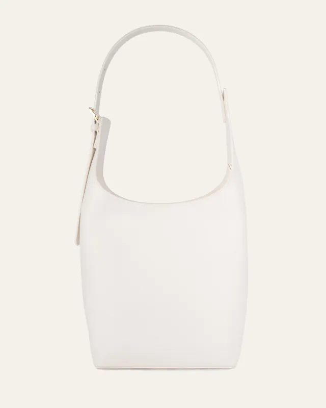 MARIA TOTE BAG OFF WHITE LEATHER sold by Jo Mercer
